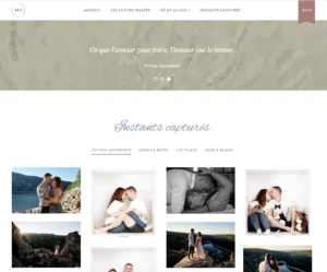 Galerie photos des mariés